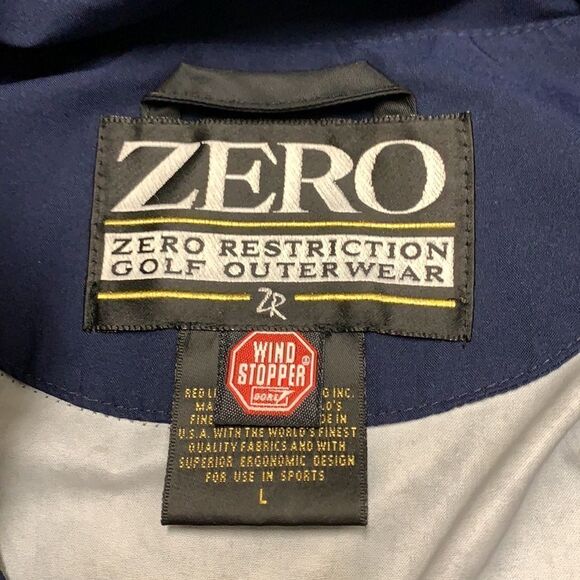 Mens Zero Restriction Wind-Stopper Golf Quarter Zip  Pullover Shirt Jacket - Picture 5 of 6